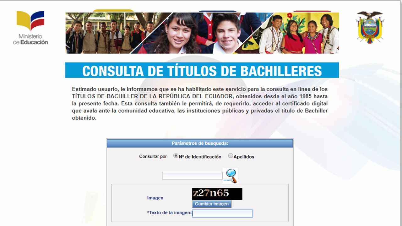 Consulta e imprime tu titulo de bachiller (2026)