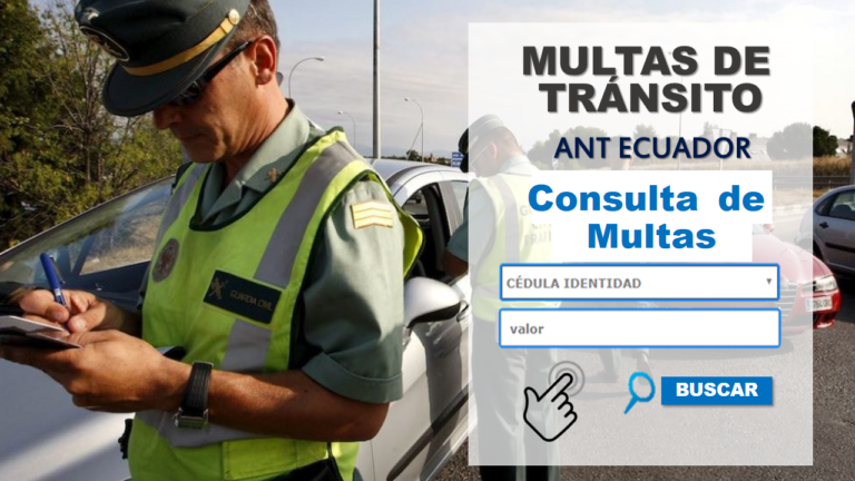 Multas de tránsito ANT Ecuador
