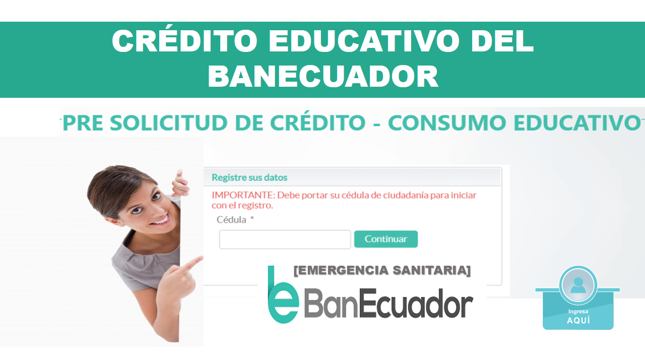 Crédito Educativo del BanEcuador ante Emergencia Sanitaria