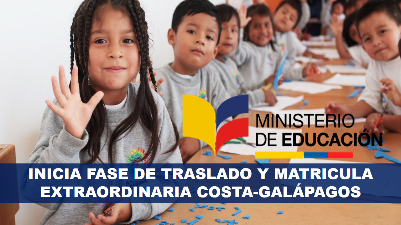 Inicia Fase de Traslado y matricula extraordinaria para la Costa-Galápagos
